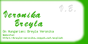 veronika breyla business card